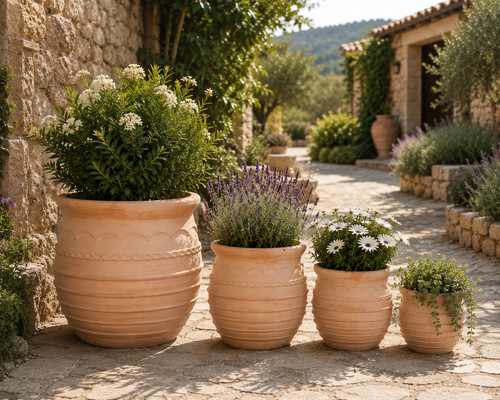 Terracotta pflanzkübel kreta - pflanzkübel,