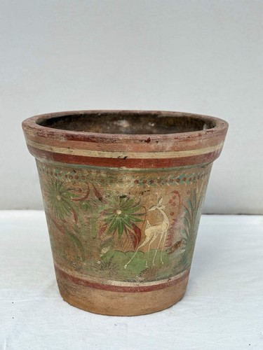 Großer vintage terrakotta - großer,
