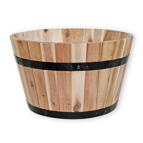 Pflanzkübel holz rund - holz,