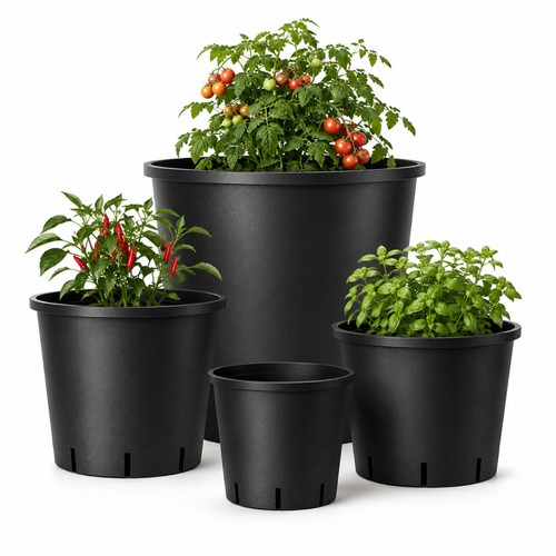 Blumentopf rund kunststoff - rund,